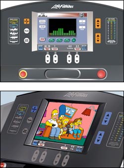 <strong>Life Fitness T9e LCD console</strong>